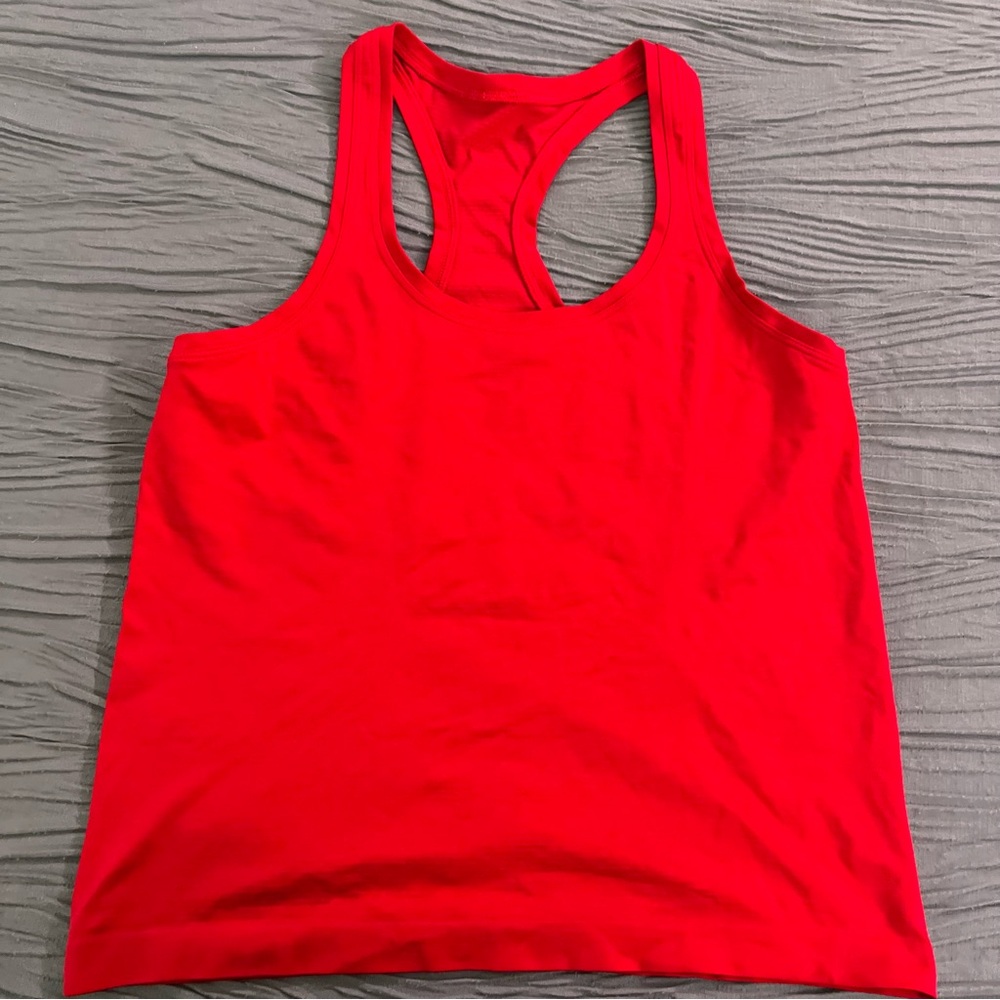lululemon athletica Vibrant Red Tank Top